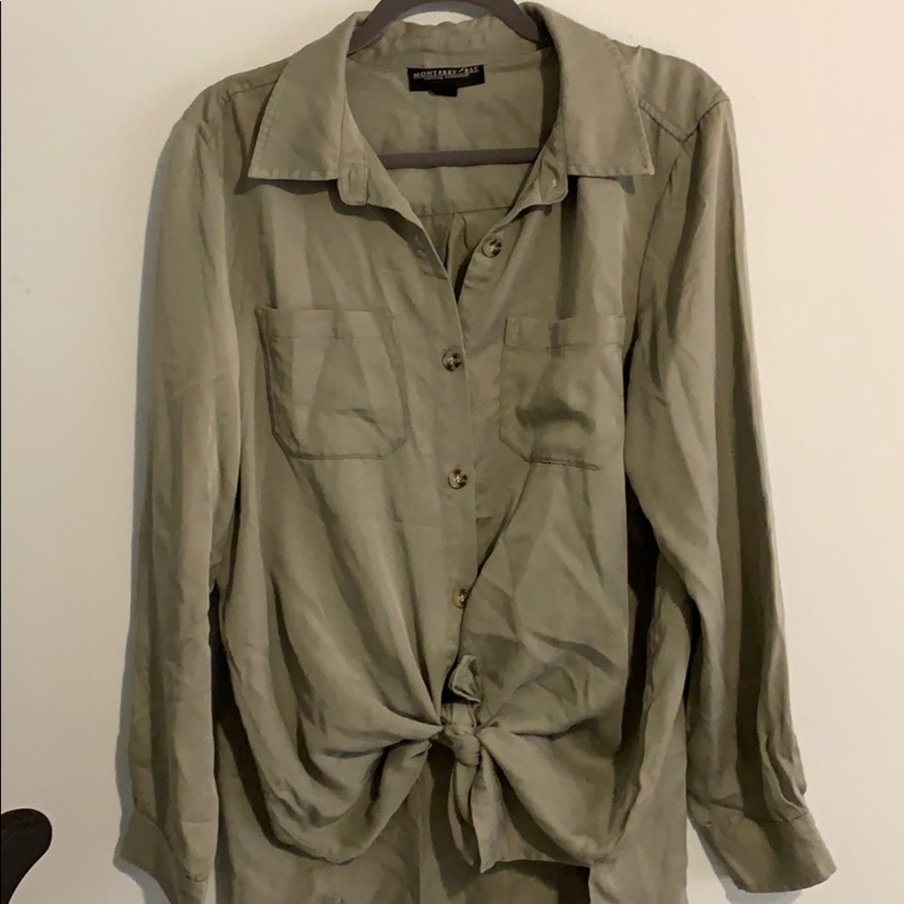 Light Weight Green Jacket/ Shirt